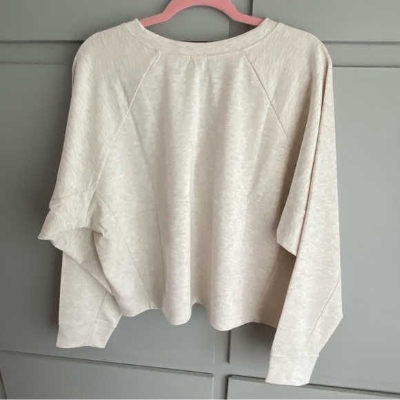 NWT Express Women’s Size XL Cream Colored Long Sleeved Shirt - Picture 6 of 8